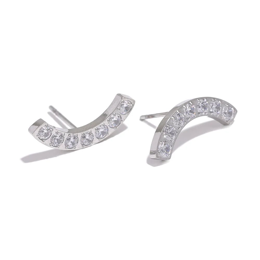 Curved Bar Earrings