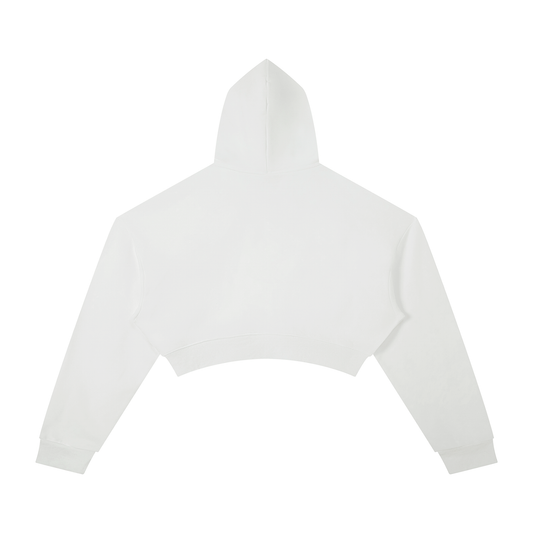 Essential Cropped Hoodie - model wearing 