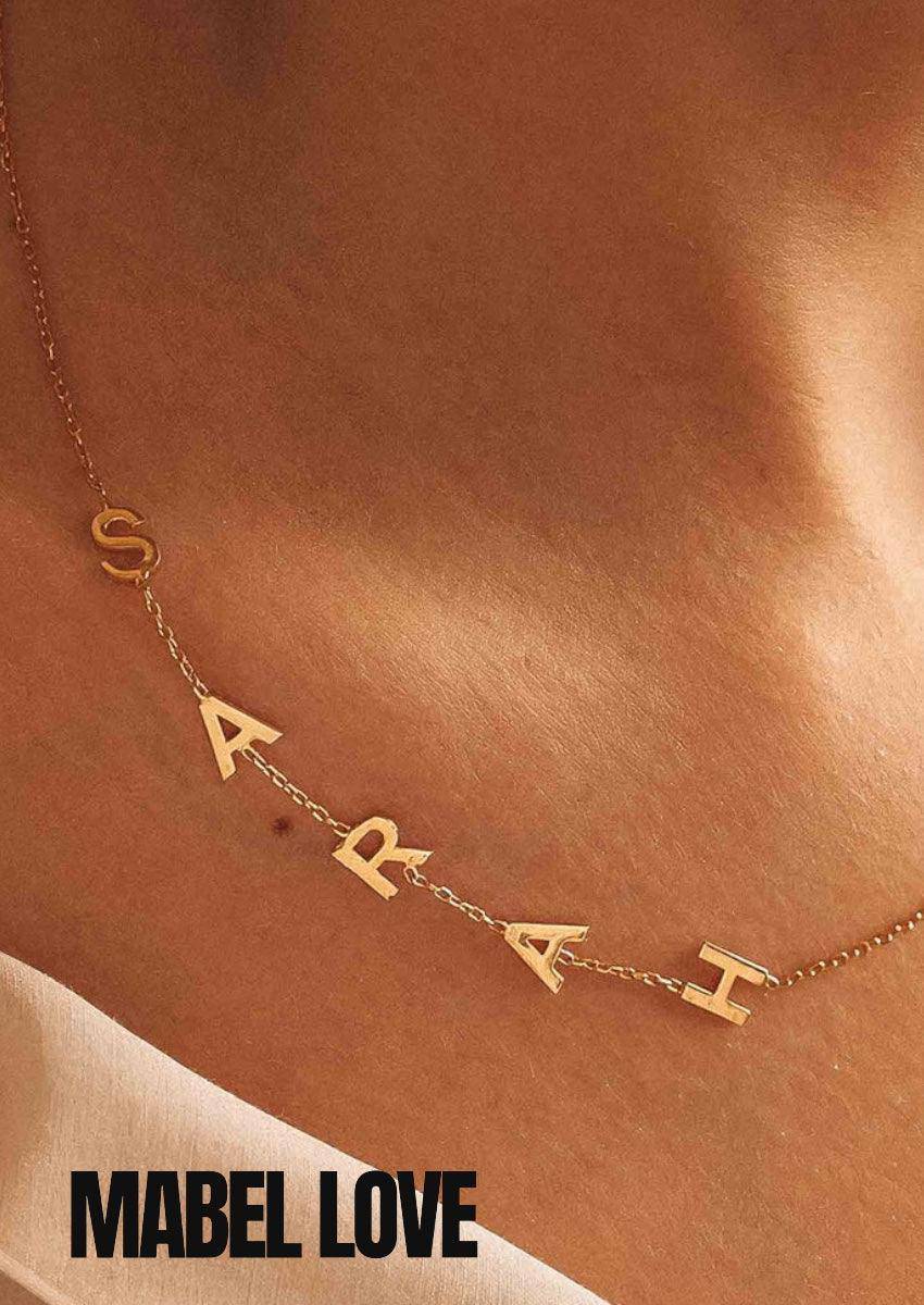 Dainty Custom Initials Necklace