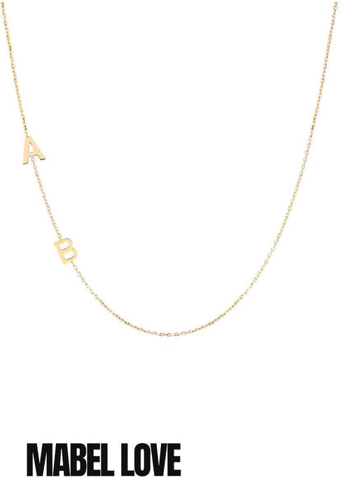 Dainty Custom Initials Necklace