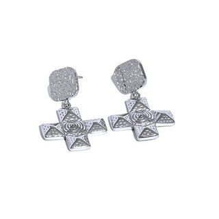 Trendy Cross Earrings