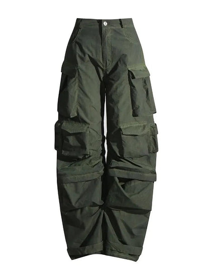 Dark Green Cargo Pants