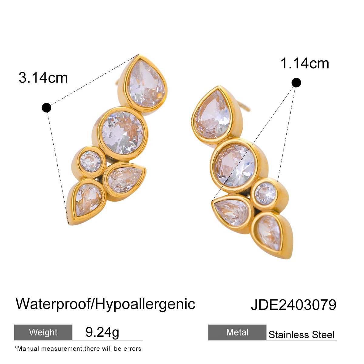 Dazzling Drop Treasures Earrings