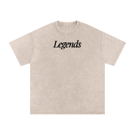 Snow Washed Oversized Cotton T-Shirt - additional view 5