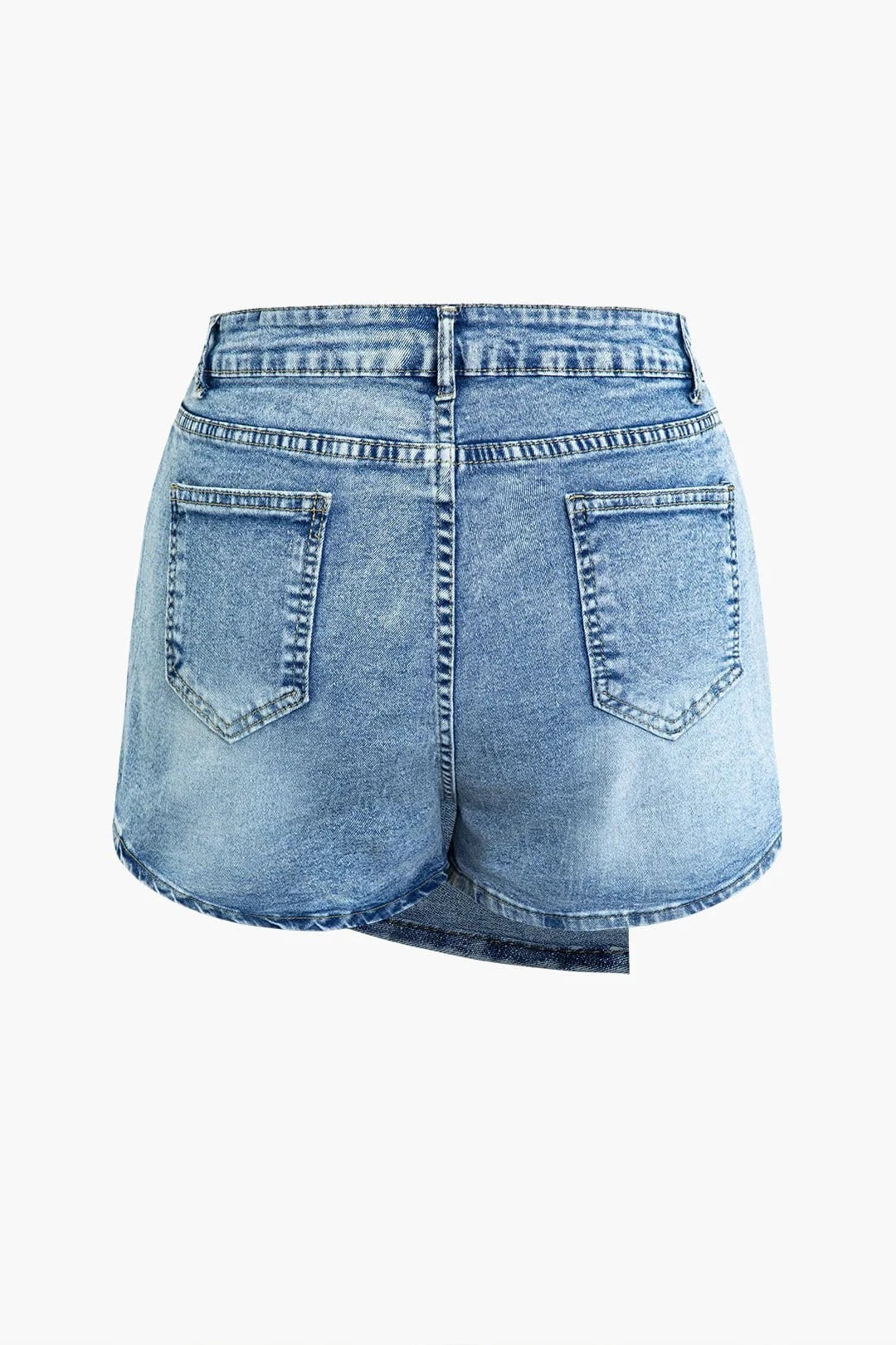 Denim mini Skort