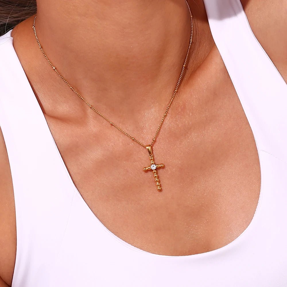 Divine Cross Necklace