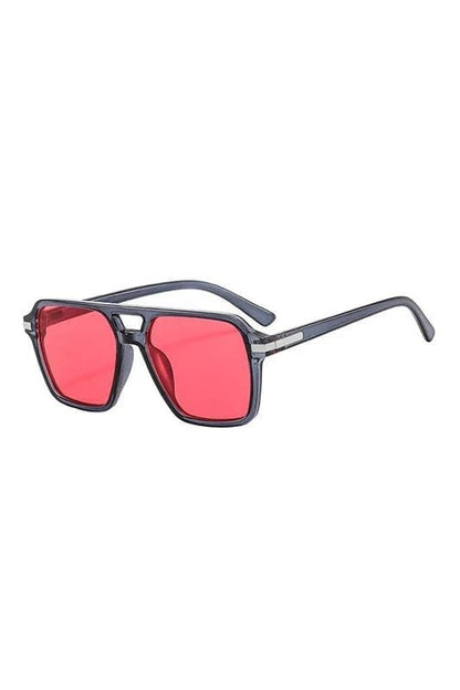 Double Bridge Square Sunglasses