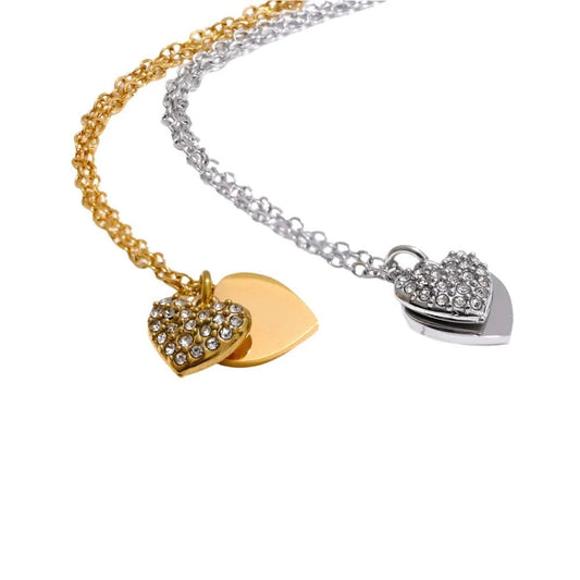 Double Heart Necklace