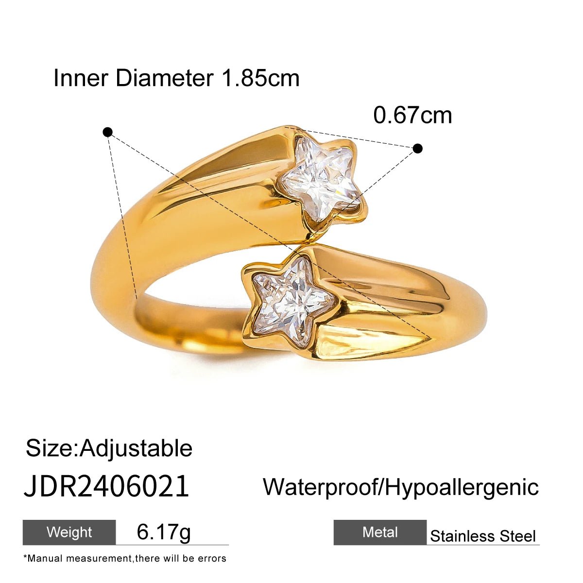 Double Star Ring