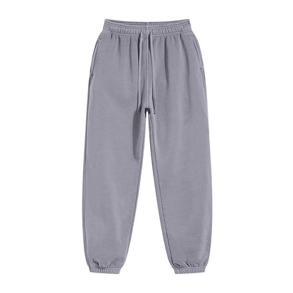 Suede Sweatpants - Gray