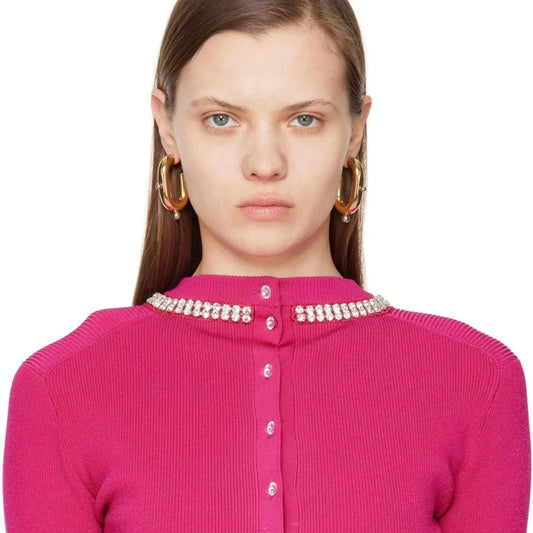 Elegant Gold/Silver Statement Earrings - Fashionable Women's Accessories