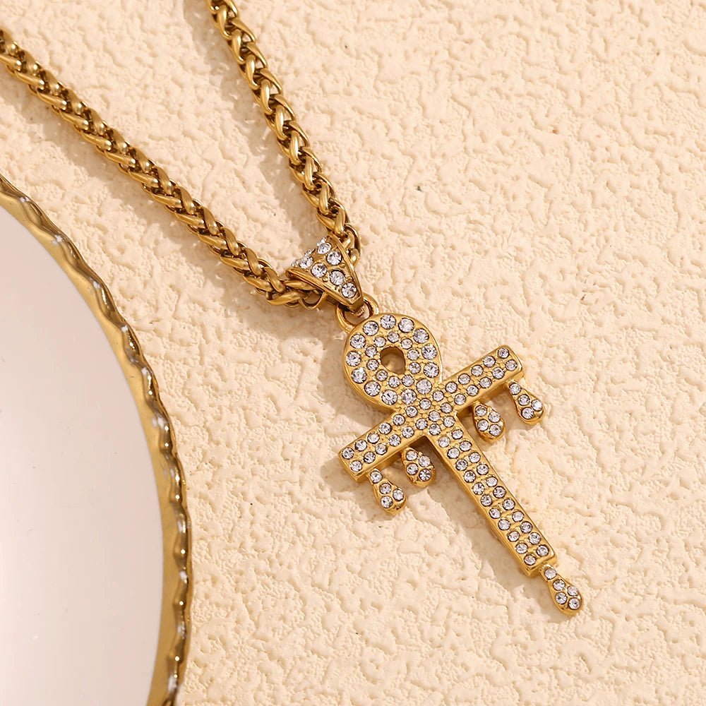 Gold Elysian Key Necklace