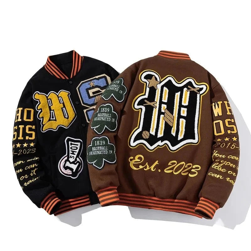 Embroidery Varsity Jacket