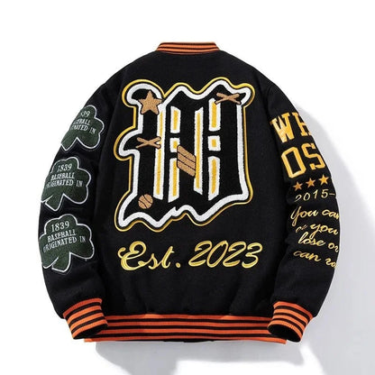 Embroidery Varsity Jacket