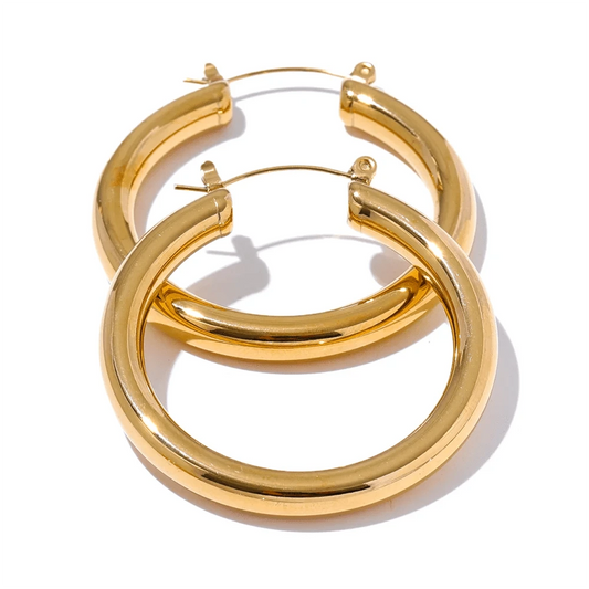 Esmeralda Hoop Earrings