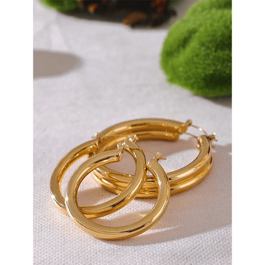 Esmeralda Hoop Earrings