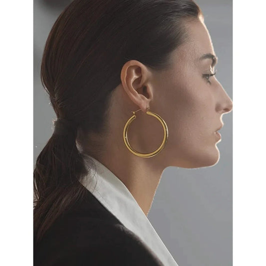 Esmeralda Hoop Earrings