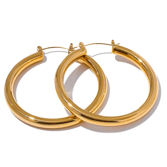 Esmeralda Hoop Earrings