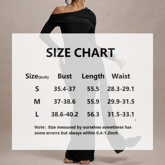 Ribbon One-Shoulder Gown