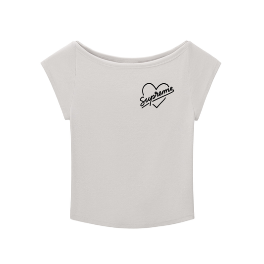 Supreme Sage Cotton Blend Crop T-Shirt - additional view 5