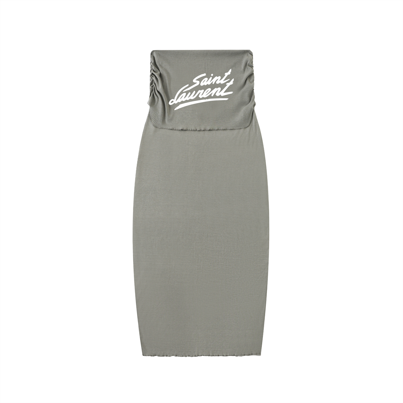 Bold Boho Indigo Washed Bodycon Maxi Skirt