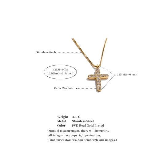Faith Necklace - Size Details
