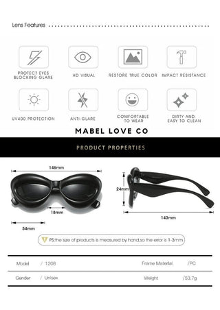 Fashion Style Sunglasses - Mabel Love Co - 