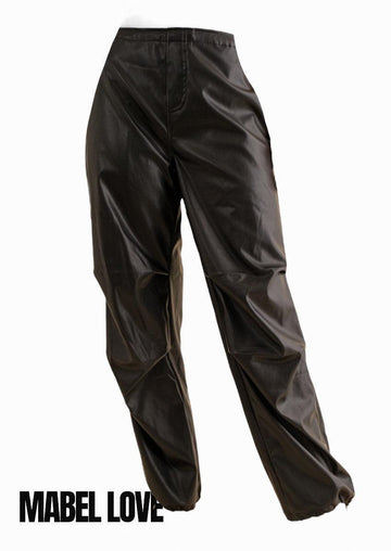 Leather Jogger Pants, [product type]