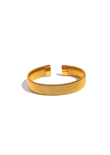 Fine Lines Open Bangle Bracelets