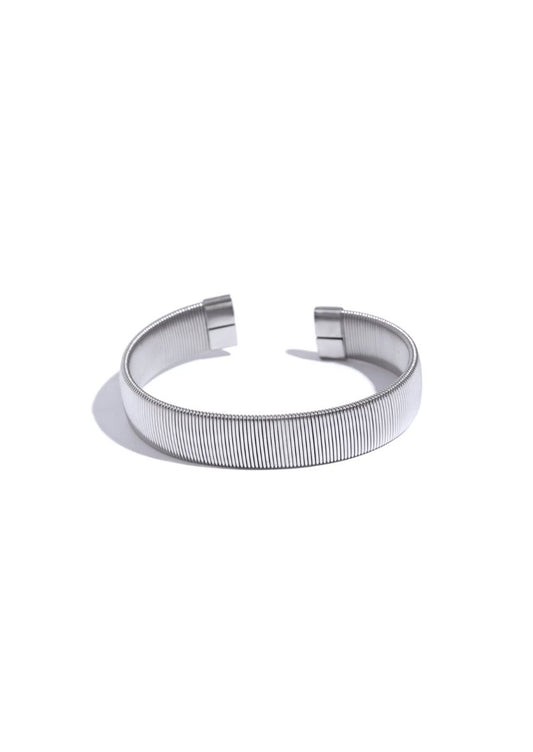 Fine Lines Open Bangle Bracelets