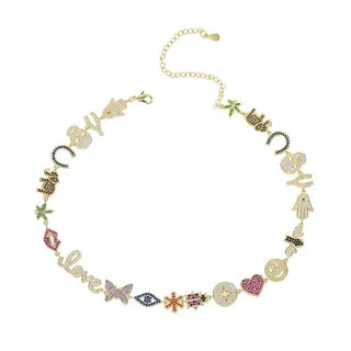 Flower Charm Necklace - Mabel Love Co - Bracelet and Necklace