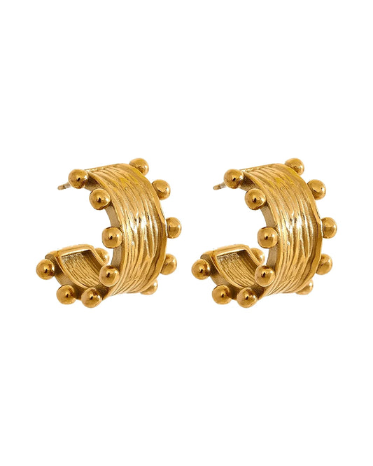 Adenla Hoop Earrings — front