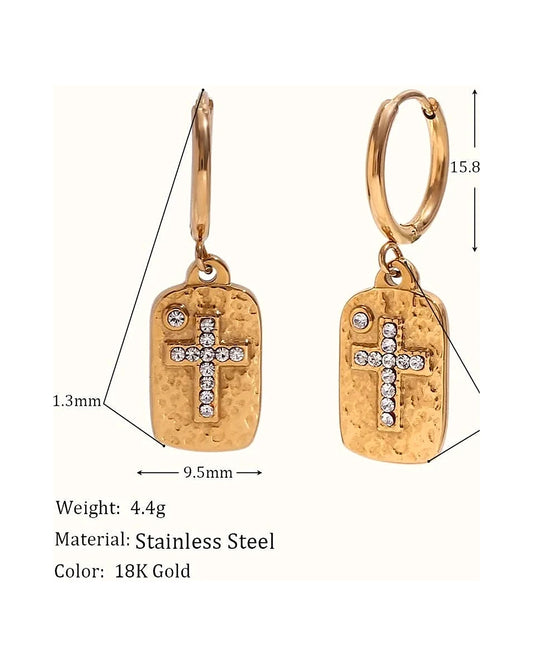 Radiant Faith Earrings — front