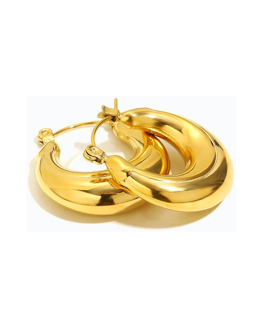 Nova  Hoop Earrings — front