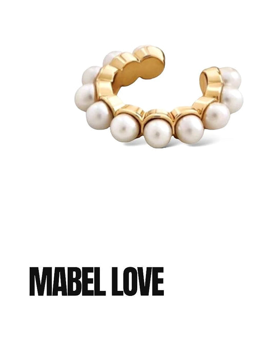 Pearl Ear Cuff — front