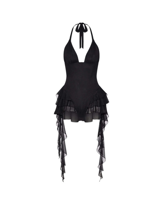 Slim Black Romper - Clubwear or Birthday Party
