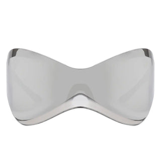 Futuristic Oversized Rimless Sunglasses - Mabel Love Co - 