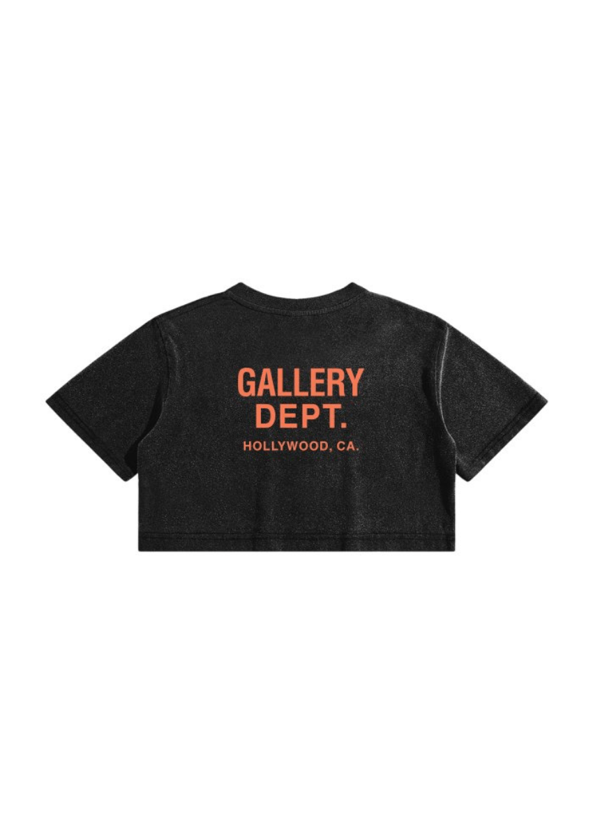 Gallery Dept Black Crop Top