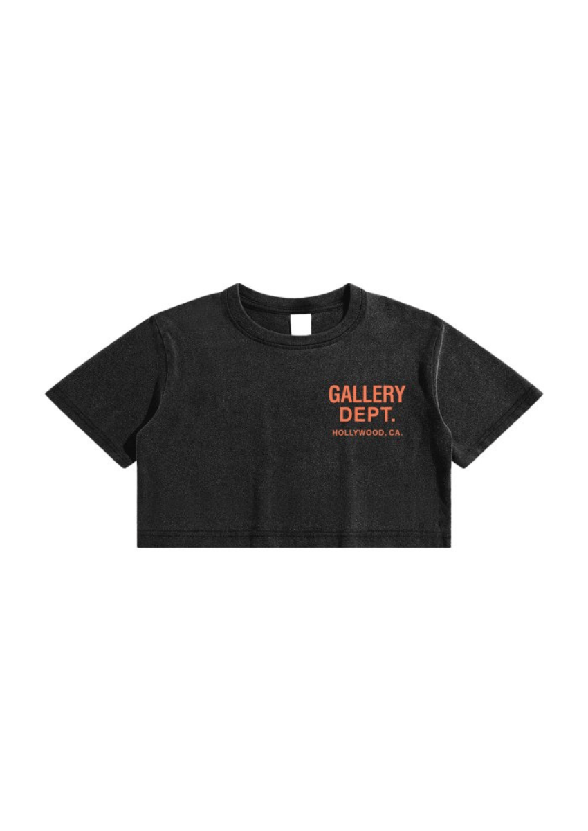 Gallery Dept Black Crop Top