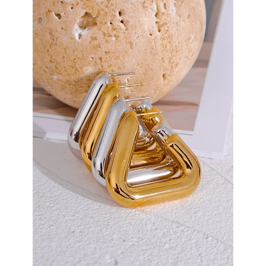 Geometric Hoop Earrings