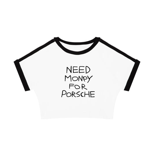 Need Money for Porsche Tee — ghost front