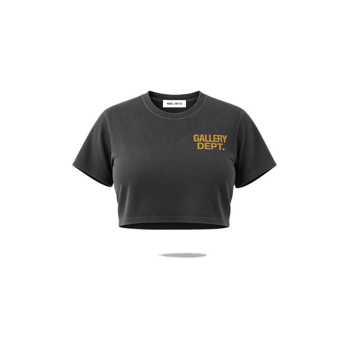 G. Dept Crop Top — ghost front