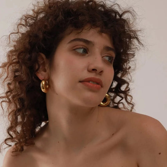 Gleam Hoop Earrings