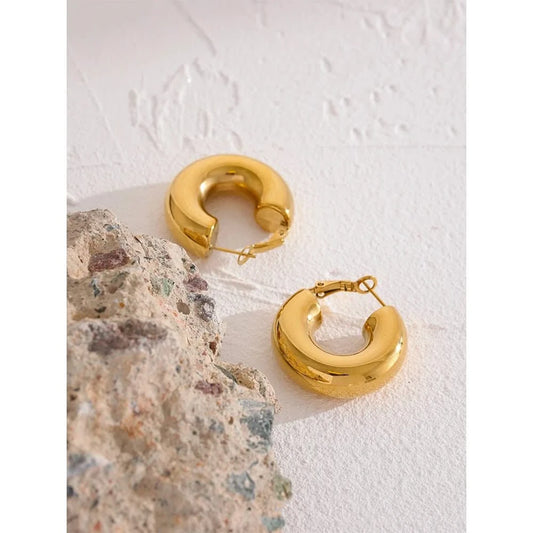Gleam Hoop Earrings