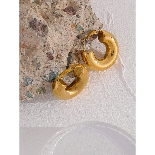 Gleam Hoop Earrings