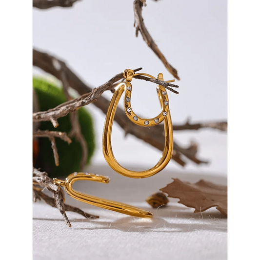 Glitz Hoop Earrings