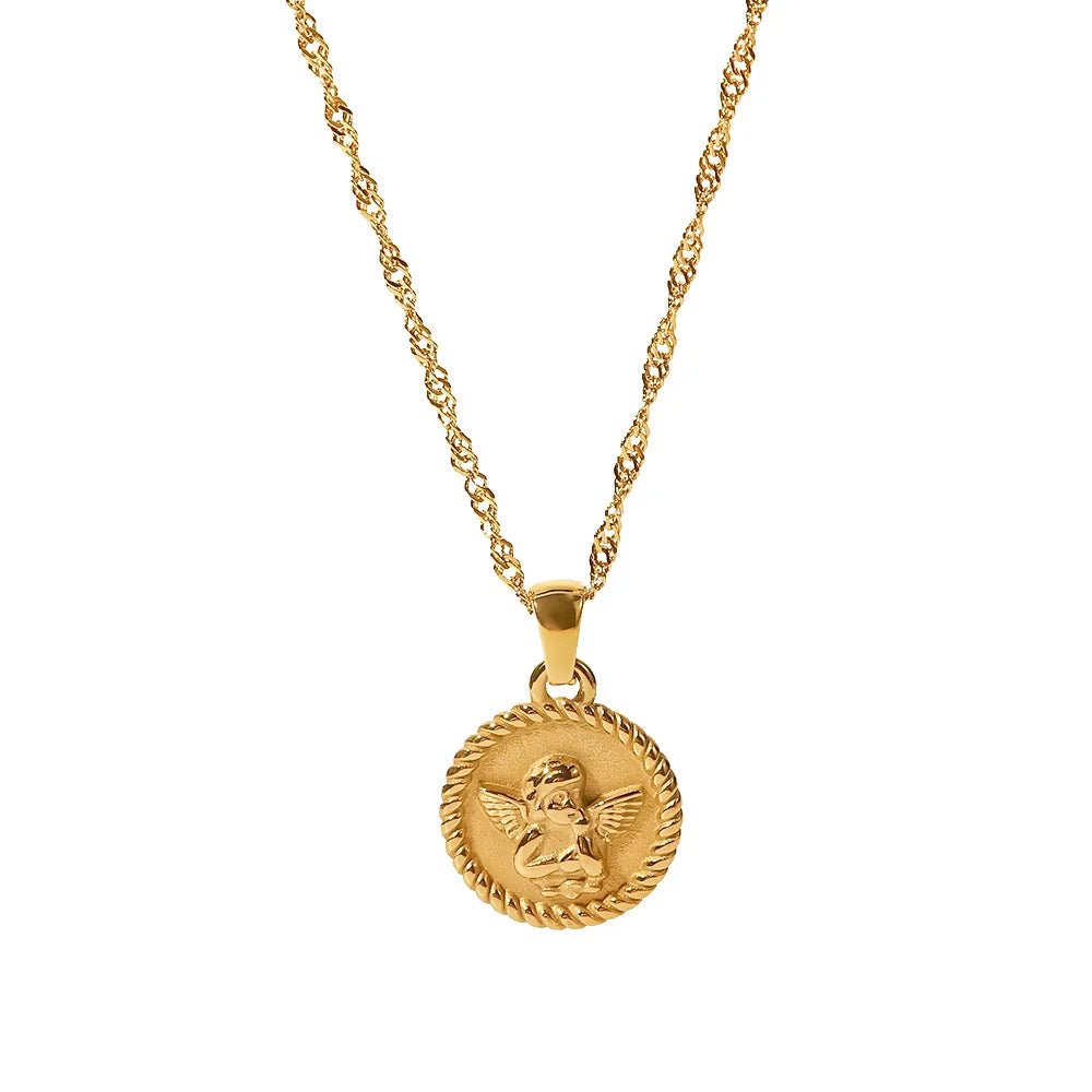 Gold Angel Necklace