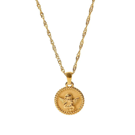 Gold Angel Necklace