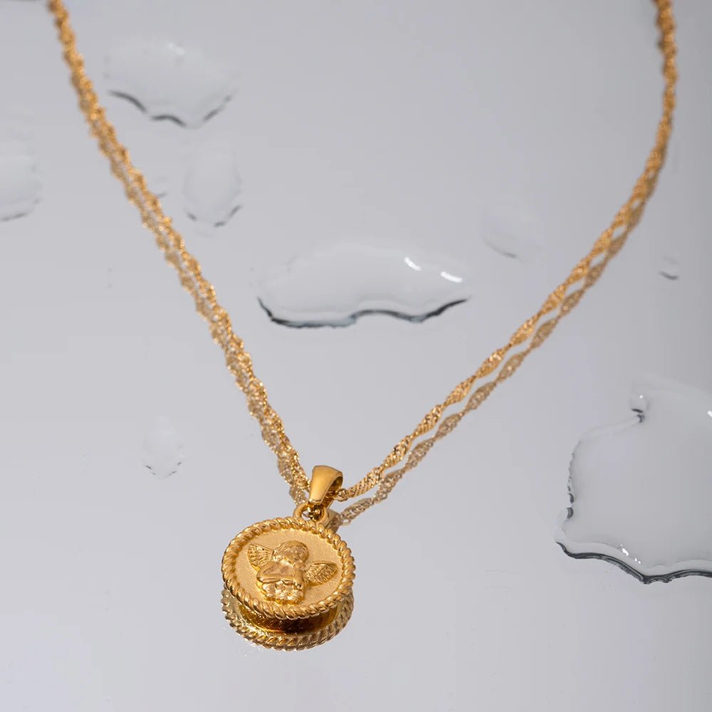 Gold Angel Necklace