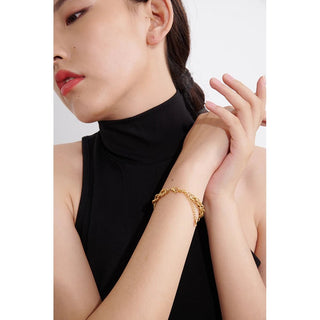 Gold Cable Chain Bracelet - Mabel Love Co - Bracelets